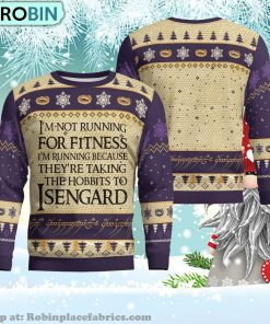 Lord Of The Rings I’m Not Running Christmas Ugly Sweater Lord Of The Rings I’m Not Running Christmas Ugly Sweater