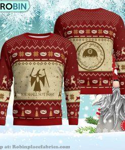 Lord Of The Rings You Shall Not Pass Lotr You Shall Not Pass Lotr Ugly Christmas Sweater