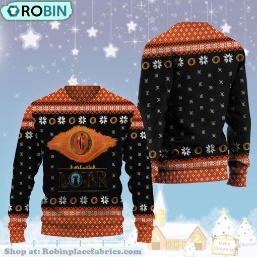 Lord Ring On Fire  Lord Ring On Fire Ugly Christmas Sweater