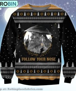 Lotr Follow Your Nose  Lotr Follow Your Nose Ugly Christmas Sweater