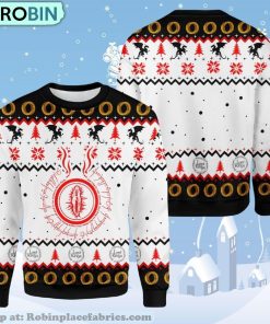 Lotr One Ring Christmas Ugly Sweater