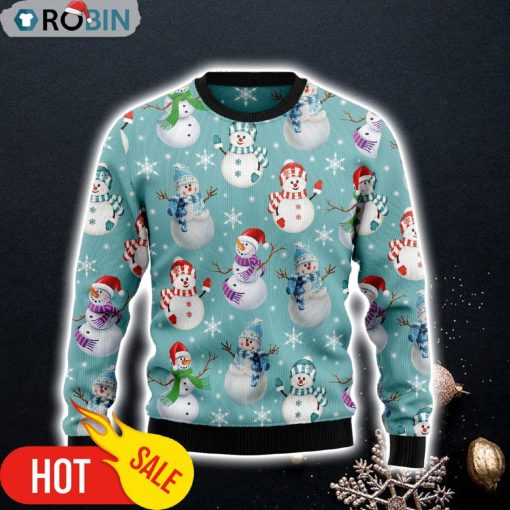 Love Snowman Ugly Christmas Sweater
