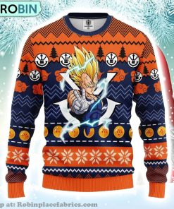 Majin Vegeta Dragon Ball Manga Ugly Christmas Sweater