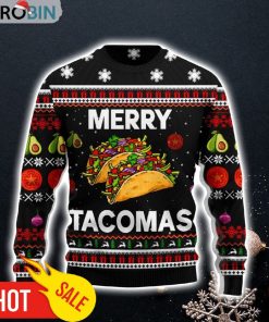 Merry Tacomas Ugly Christmas Sweater