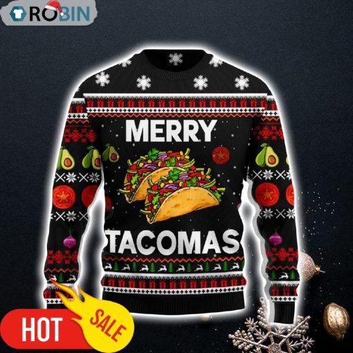 Merry Tacomas Ugly Christmas Sweater