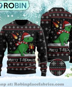 Merry Trexmas Ugly Christmas Sweater