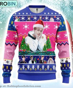 Merry Xmas Bts Band Gifts Jin Bts Ugly Christmas Sweater