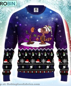 Merry Xmas Guardian Of Galaxy Gifts Groot And Rocket Raccoon Ugly Christmas Sweater Merry Xmas Guardian Of Galaxy Gifts Groot And Rocket Raccoon Ugly Christmas Sweater