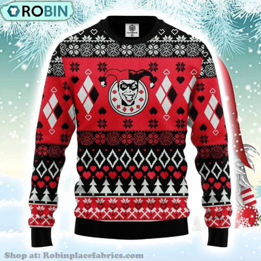Merry Xmas Harley Quinn Suicide Squad Ugly Christmas Sweater
