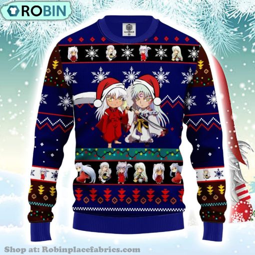 Merry Xmas Inuyasha Gifts Ugly Christmas Sweater