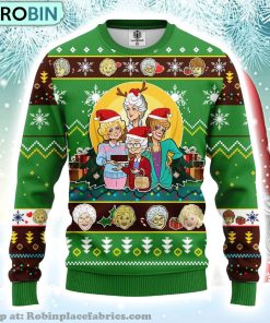 Merry Xmas The Golden Girls Gifts Ugly Christmas Sweater