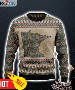 Minnesota Mandal Ugly Christmas Sweater