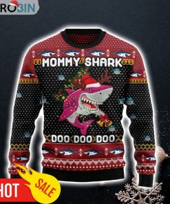 Mommy Shark Christmas Ugly Christmas Sweater