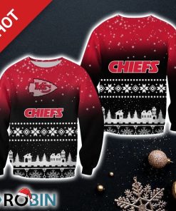 NFL Kansas City Chiefs Christmas Pattern Ugly Sweater Unisex