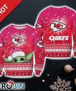NFL Kansas City Chiefs Christmas Yoda Limited Edition Christmas Ugly Sweater Sweatshirt