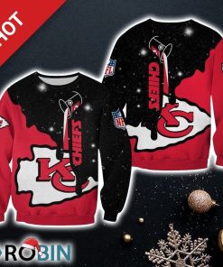 NFL Kansas City Chiefs Limited Edition All Over Print Christmas Ugly Sweater