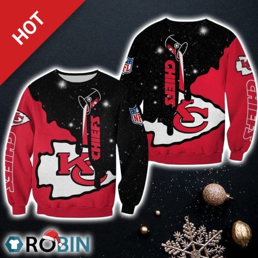 NFL Kansas City Chiefs Limited Edition All Over Print Christmas Ugly Sweater