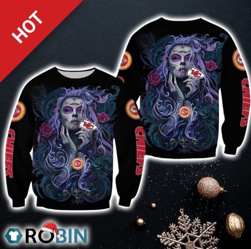 NFL Kansas City Chiefs Limited Edition All Over Print Christmas Ugly Sweater Sweatshirt