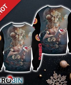 NFL Kansas City Chiefs Limited Edition All Over Print Christmas Ugly Sweater Sweatshirt Hot