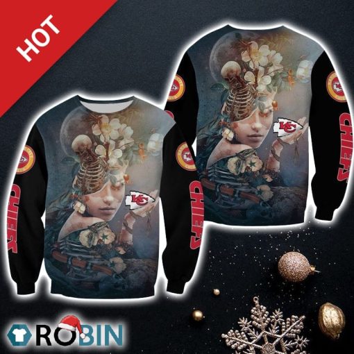 NFL Kansas City Chiefs Limited Edition All Over Print Christmas Ugly Sweater Sweatshirt Hot