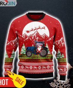 Noel Tractor Ugly Christmas Sweater