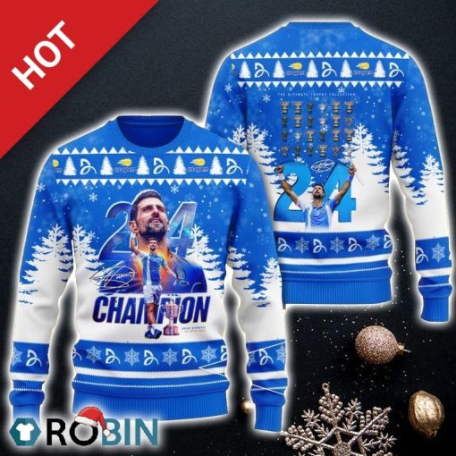 Novak Djokovic Ugly Sweater Christmas For Men And Women Gift
