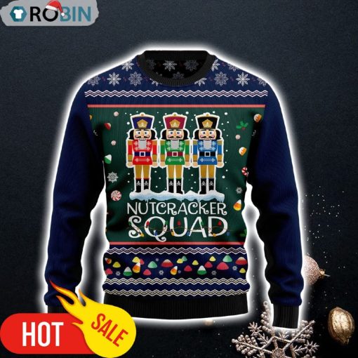 Nutcracker Squad Ugly Christmas Sweater