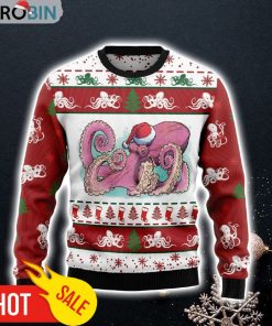 Octopus Noel Ugly Christmas Sweater