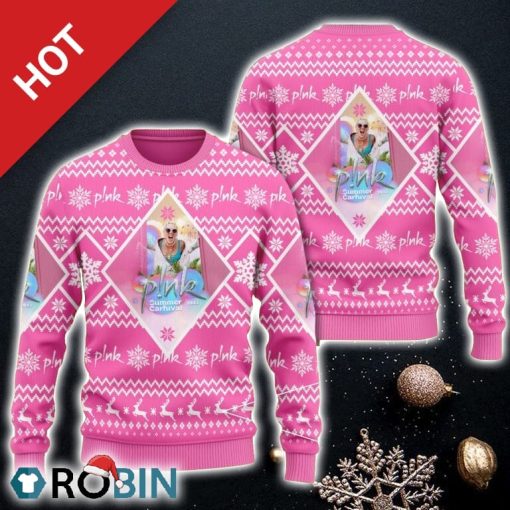 Pink Ugly Sweater Christmas For Men And Women Gift