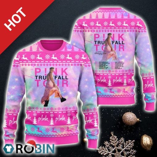 Pink Ugly Sweater V2 Christmas For Men And Women Gift