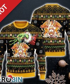 Queen Band Ugly Sweater Yellow Christmas For Men And Women Gift