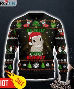 Rabbit Be Jolly Ugly Christmas Sweater