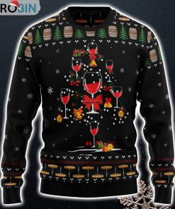 Red Wine Christmas Ugly Christmas Sweater