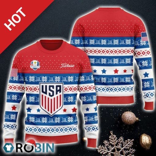 Ryder Cup X Titleist Ugly Sweater Christmas For Men And Women Gift