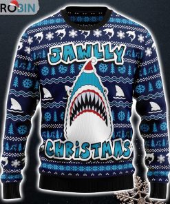 Shark Jawlly Christmas Ugly Christmas Sweater