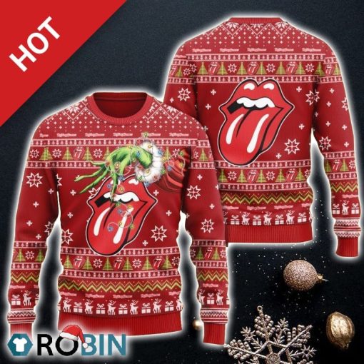 The Rolling Stones Ugly Sweater Red Christmas For Men And Women Gift