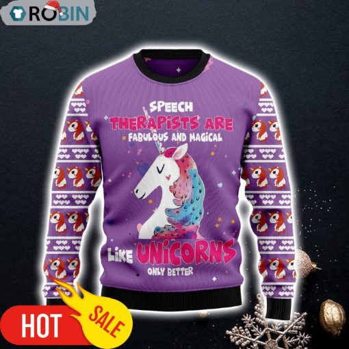 Unicorn Magical Ugly Christmas Sweater