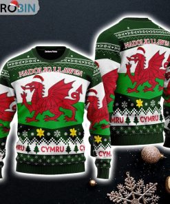 Wales For Men And Women Ugly Sweater Gift Ugly Christmas Sweater