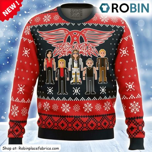 Aerosmith Band 2023 Ugly Christmas Sweatshirt, Sweater