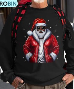 african-american-santa-christmas-pajama-cool-black-x-mas-ugly-christmas-sweatshirt-1
