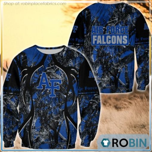 Air Force Falcons Hunting Pattern All Over Print Sweatshirt