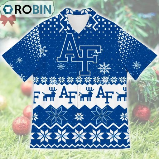 Air Force Falcons Ugly Christmas Design Short Sleeve Shirt