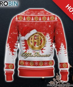 Alfa Romeo Red Ugly Christmas Sweater 3D Gift For Christmas Family