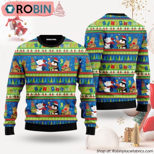 All I Want For Christmas Is Penguin Ugly Christmas Sweater