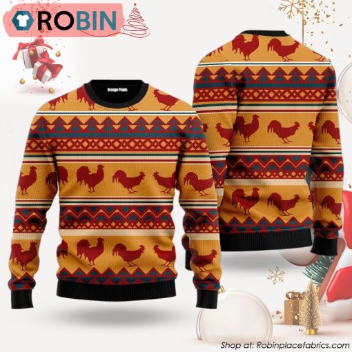 Amazing Chicken Ugly Christmas Sweater