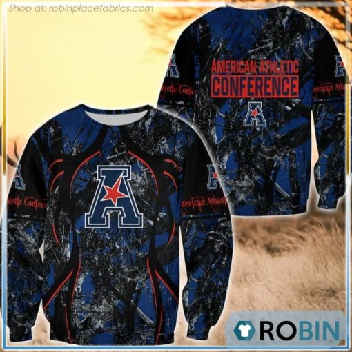 American Athletic Conference Hunting Pattern All Over Print Sweatshirt