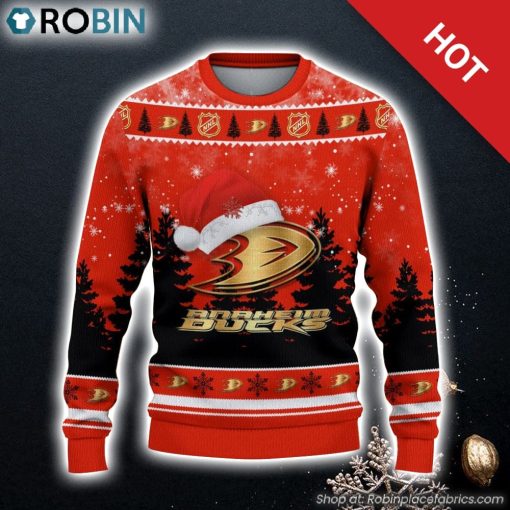 Anaheim Ducks Ugly Christmas Sweater 3D Gift For Christmas Family
