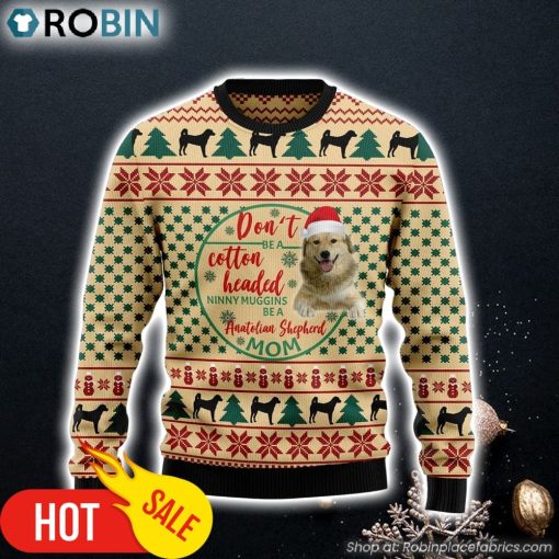 Anatolian Shepherd Mom Ugly Christmas Sweater Xmas Gifts For Dog Lovers Gift For Christmas