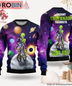Ancient Astronaut Theorists Say Yes Ugly Christmas Sweater
