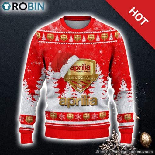 Aprilia Ugly Christmas Sweater 3D Gift For Christmas Family
